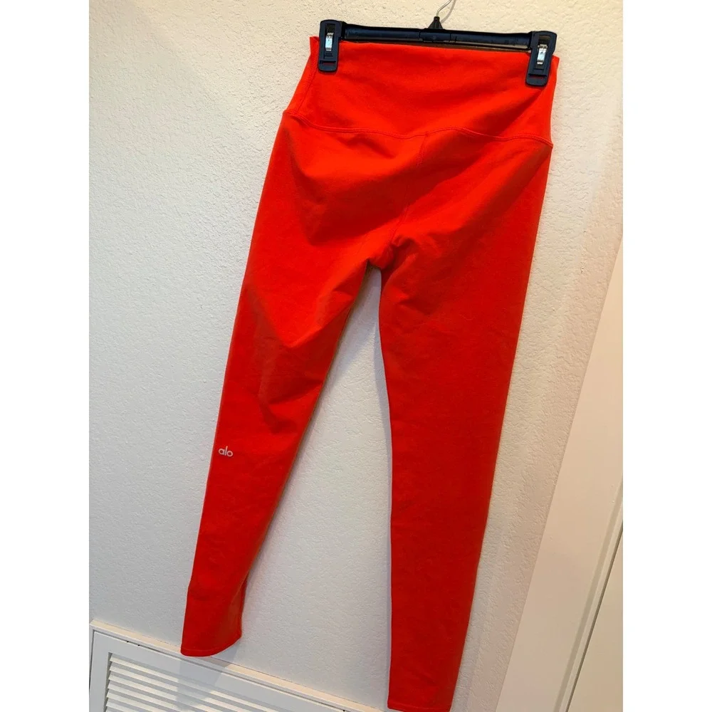 Alo Yoga Womens Airlift High-Waist 7/8 Legging Red Medium W5716R